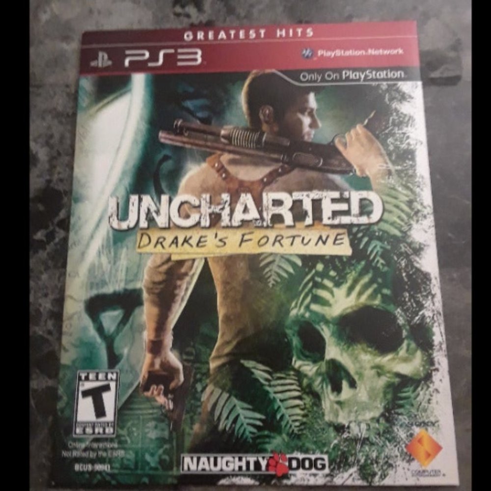 Uncharted: Drake's Fortune -- Greatest Hits Edition (Sony PlayStation 3, 2009)